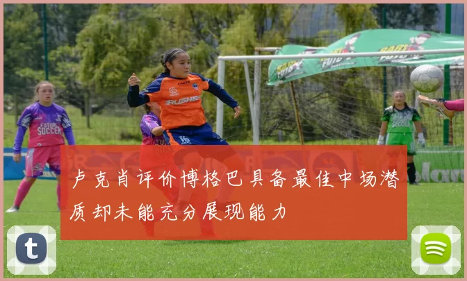 卢克肖评价博格巴具备最佳中场潜质却未能充分展现能力